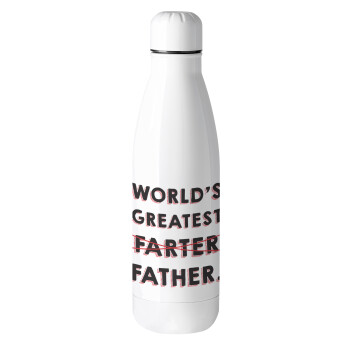 World's greatest farter, Μεταλλικό παγούρι θερμός (Stainless steel), 500ml