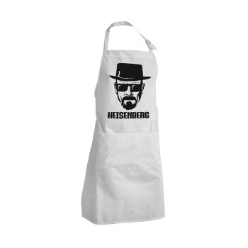 Heisenberg breaking bad, Adult Chef Apron (with sliders and 2 pockets)
