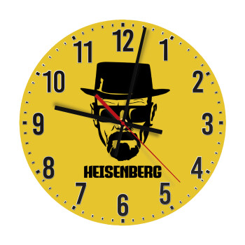 Heisenberg breaking bad, Ρολόι τοίχου ξύλινο (30cm)