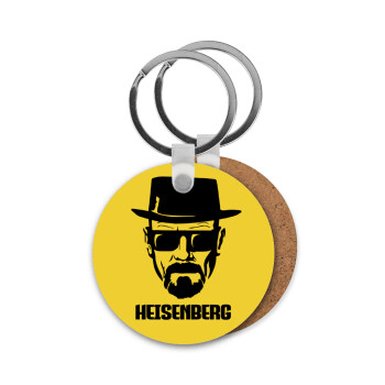 Heisenberg breaking bad, Μπρελόκ Ξύλινο στρογγυλό MDF Φ5cm
