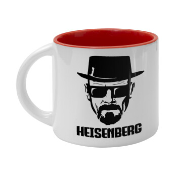 Heisenberg breaking bad, Κούπα κεραμική 400ml Λευκή/Κόκκινη