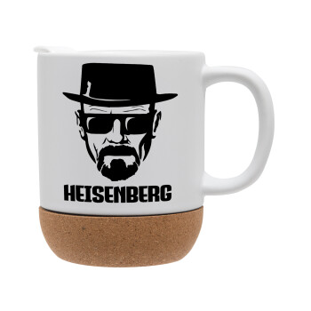 Heisenberg breaking bad, Κούπα, κεραμική με βάση φελού και καπάκι (ΜΑΤ), 330ml (1 τεμάχιο)