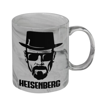 Heisenberg breaking bad, Κούπα κεραμική, marble style (μάρμαρο), 330ml