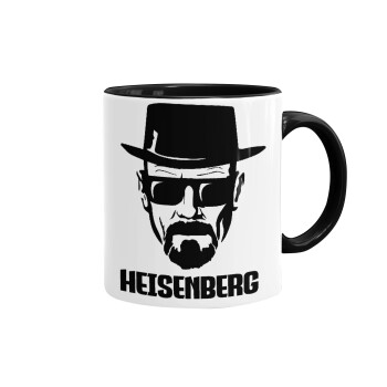 Heisenberg breaking bad, Mug colored black, ceramic, 330ml