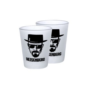 Heisenberg breaking bad, Σφηνοπότηρα γυάλινα 45ml του πάγου (2 τεμάχια)