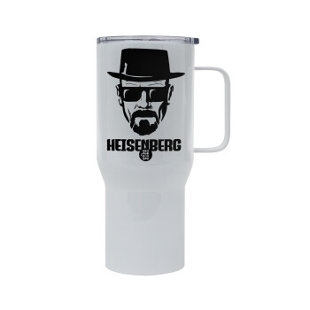 Heisenberg breaking bad, Mega Stainless steel Tumbler with lid, double wall 750L