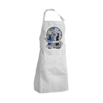 Wednesday window, Adult Chef Apron (with sliders and 2 pockets)