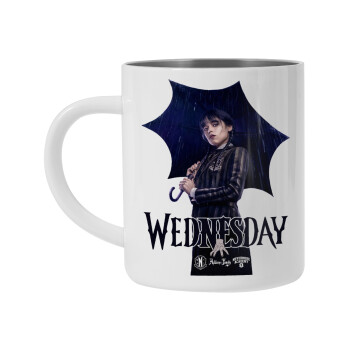 Wednesday rain, Mug Stainless steel double wall 450ml