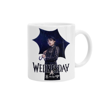 Wednesday rain, Ceramic coffee mug, 330ml (1pcs)