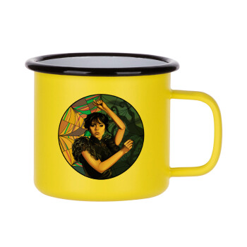 Wednesday dance, Metallic enamel MATT Yellow cup 360ml