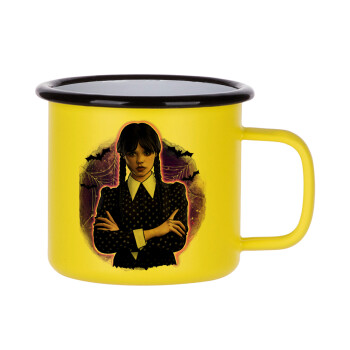 Wednesday moonlight, Metallic enamel MATT Yellow cup 360ml