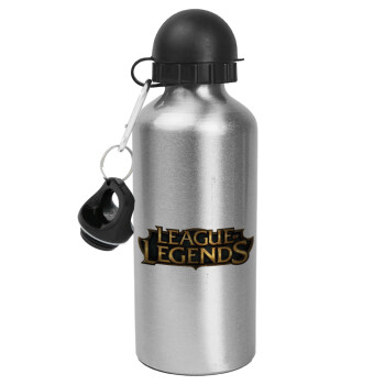 League of Legends LoL, Metallic water jug, Silver, aluminum 500ml