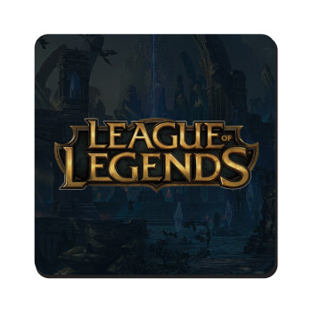 League of Legends LoL, Τετράγωνο μαγνητάκι ξύλινο 9x9cm