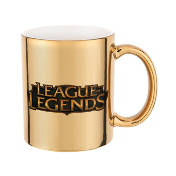 League of Legends LoL, Κούπα κεραμική, χρυσή καθρέπτης, 330ml
