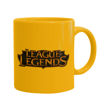 League of Legends LoL, Κούπα, κεραμική κίτρινη, 330ml