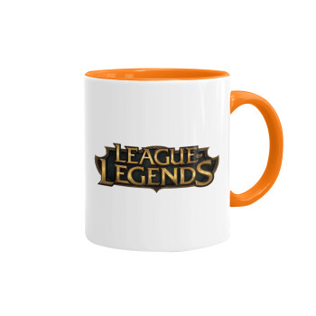 League of Legends LoL, Mug colored orange, ceramic, 330ml