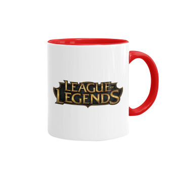 League of Legends LoL, Mug colored red, ceramic, 330ml
