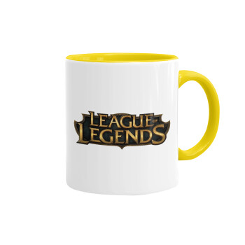 League of Legends LoL, Mug colored yellow, ceramic, 330ml