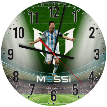 Leo Messi, Ρολόι τοίχου ξύλινο (30cm)
