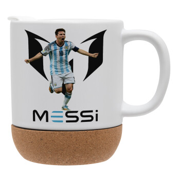 Leo Messi, Ceramic coffee mug Cork (MAT), 330ml (1pcs)