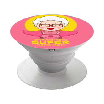 To my best Super Grandma!, Phone Holders Stand  White Hand-held Mobile Phone Holder