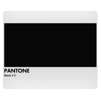 Pantone Black, Mousepad ορθογώνιο 23x19cm