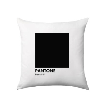 Pantone Black, Sofa cushion 40x40cm includes filling