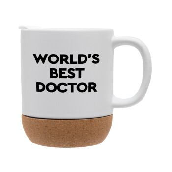 World's Best Doctor, Ceramic coffee mug Cork (MAT), 330ml (1pcs)