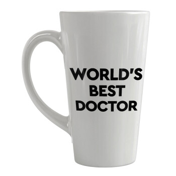 World's Best Doctor, Κούπα κωνική Latte Μεγάλη, κεραμική, 450ml