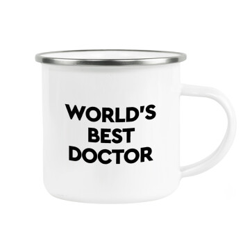 World's Best Doctor, Κούπα Μεταλλική εμαγιέ λευκη 360ml