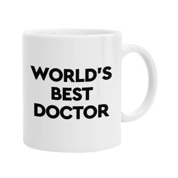 World's Best Doctor, Ceramic coffee mug, 330ml (1pcs)