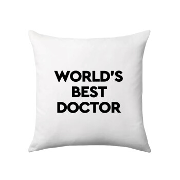World's Best Doctor, Sofa cushion 40x40cm includes filling