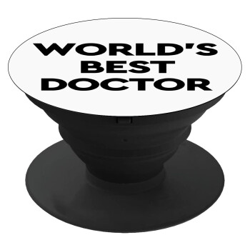 World's Best Doctor, Phone Holders Stand  Black Hand-held Mobile Phone Holder
