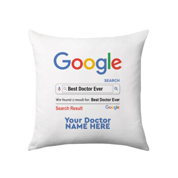 Searching for Best Doctor Ever..., Sofa cushion 40x40cm includes filling