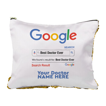 Searching for Best Doctor Ever..., Τσαντάκι νεσεσέρ με πούλιες (Sequin) Χρυσό