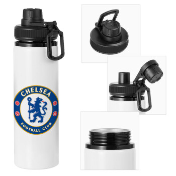 FC Chelsea, Metal water bottle with safety cap, aluminum 850ml