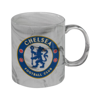 FC Chelsea, Mug ceramic marble style, 330ml