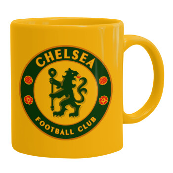 FC Chelsea, Κούπα, κεραμική κίτρινη, 330ml (1 τεμάχιο)