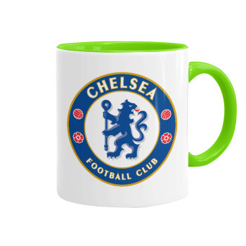 FC Chelsea, Mug colored light green, ceramic, 330ml