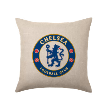 FC Chelsea, Μαξιλάρι καναπέ ΛΙΝΟ 40x40cm περιέχεται το  γέμισμα