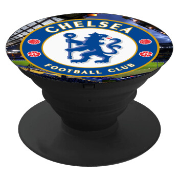 FC Chelsea, Phone Holders Stand  Black Hand-held Mobile Phone Holder