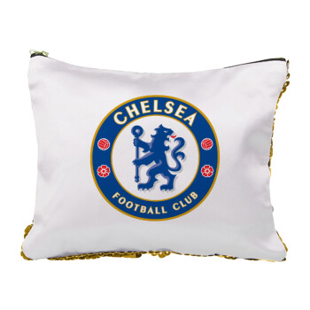 FC Chelsea, Sequin Gold Pouch Cosmetic Bag