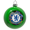 Green Christmas tree ornament bauble 8cm