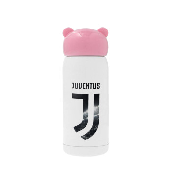 FC Juventus, Ροζ ανοξείδωτο παγούρι θερμό (Stainless steel), 320ml