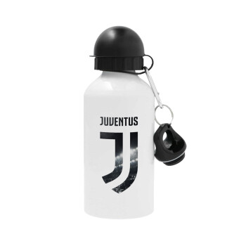 FC Juventus, Metal water bottle, White, aluminum 500ml