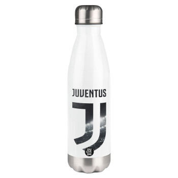 FC Juventus, Metal mug thermos White (Stainless steel), double wall, 500ml