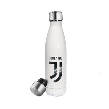 FC Juventus, Metal mug thermos White (Stainless steel), double wall, 500ml