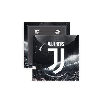 FC Juventus, Κονκάρδα παραμάνα τετράγωνη 5x5cm