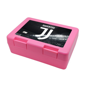 FC Juventus, Children's cookie container PINK 185x128x65mm (BPA free plastic)