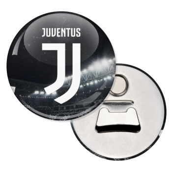 FC Juventus, Μαγνητάκι και ανοιχτήρι μπύρας στρογγυλό διάστασης 5,9cm